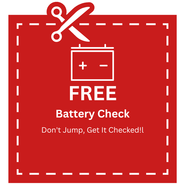 Battery Check Coupon Free Car Battery Check Inspection